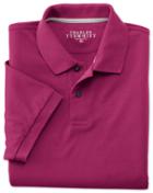  Berry Pique Cotton Polo Size Xs By Charles Tyrwhitt
