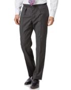  Black Stripe Classic Fit Morning Suit Pants Size 32/34 By Charles Tyrwhitt