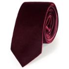 Charles Tyrwhitt Charles Tyrwhitt Luxury Slim Burgundy Velvet Tie