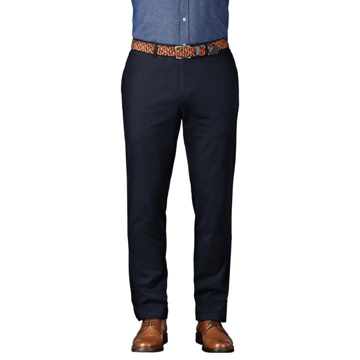 Charles Tyrwhitt Charles Tyrwhitt Navy Flat Front Extra Slim Fit Weekend Chinos (300)