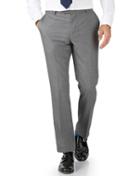 Charles Tyrwhitt Silver Slim Fit British Panama Luxury Suit Wool Pants Size W38 L38 By Charles Tyrwhitt