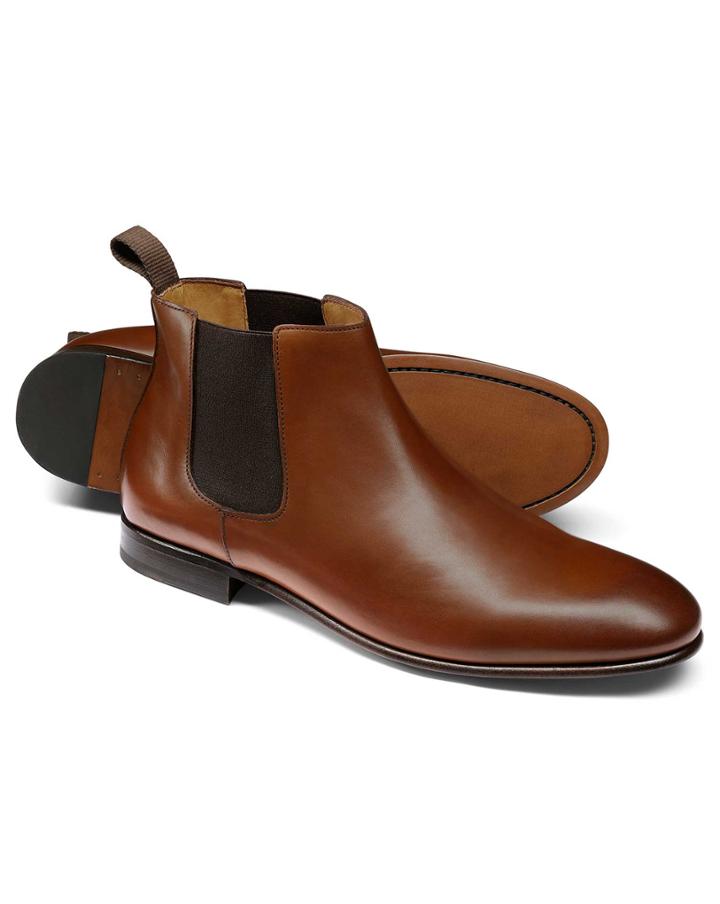 Charles Tyrwhitt Tan Chelsea Boot Size 12 By Charles Tyrwhitt