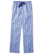 Charles Tyrwhitt Royal Blue Prince Of Wales Cotton Pyjama Pants Size Large By Charles Tyrwhitt