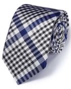  Royal Silk English Luxury End-on-end Checkered Tie By Charles Tyrwhitt