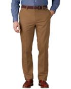 Charles Tyrwhitt Camel Slim Fit Flat Front Non-iron Cotton Chino Pants Size W30 L30 By Charles Tyrwhitt