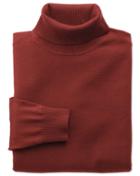 Charles Tyrwhitt Charles Tyrwhitt Copper Merino Wool Roll Neck Sweater Size Medium