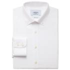 Charles Tyrwhitt Charles Tyrwhitt White Pinpoint Non-iron Button-down Classic Fit Shirt (15 - 33)
