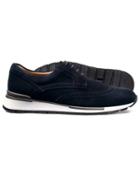  Navy Suede Wingtip Derby Trainer Size 11 By Charles Tyrwhitt