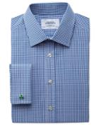 Charles Tyrwhitt Charles Tyrwhitt Extra Slim Fit Small Gingham Navy Shirt