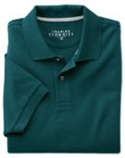 Charles Tyrwhitt Green Pique Cotton Polo Size Small By Charles Tyrwhitt