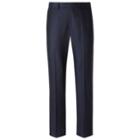 Charles Tyrwhitt Charles Tyrwhitt Blue Slim Fit Portland Fine Stripe Business Suit Super 100 Wool Pants Size W42 L32