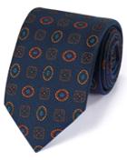 Charles Tyrwhitt Charles Tyrwhitt Navy Silk English Luxury Paisley Tie