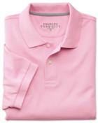 Charles Tyrwhitt Pink Pique Cotton Polo Size Large By Charles Tyrwhitt