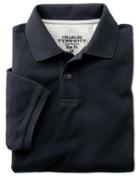 Charles Tyrwhitt Charles Tyrwhitt Slim Fit Navy Pique Polo Shirt