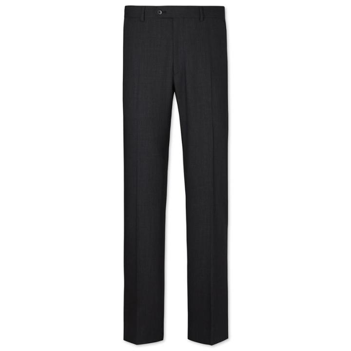 Charles Tyrwhitt Charles Tyrwhitt Charcoal Slim Fit Crowsfoot Business Suit Wool Pants Size W36 L30