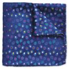 Charles Tyrwhitt Charles Tyrwhitt Luxury Navy Multi Spot Floral Pocket Square