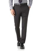 Charles Tyrwhitt Charcoal Slim Fit Performance Suit Wool Stretch Pants Size W32 L30 By Charles Tyrwhitt