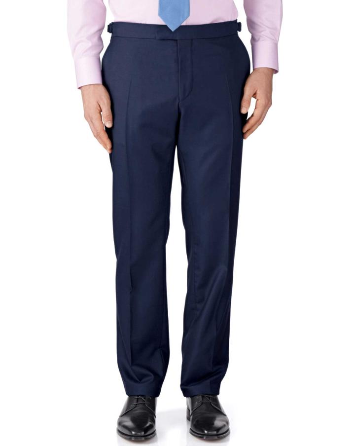 Charles Tyrwhitt Charles Tyrwhitt Navy Classic Fit British Panama Luxury Suit Trousers