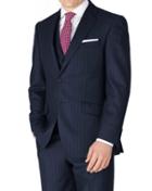 Charles Tyrwhitt Charles Tyrwhitt Navy Classic Fit Saxony Business Suit Wool Jacket Size 38