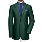 Charles Tyrwhitt Charles Tyrwhitt Green Slim Fit Oxford Unstructured Cotton Jacket Size 38