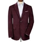 Charles Tyrwhitt Charles Tyrwhitt Grape Classic Fit Cord Unstructured Cotton Jacket Size 38