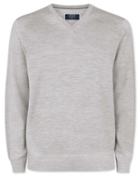  Silver Merino V Neck 100percent Merino Wool Sweater Size Large By Charles Tyrwhitt