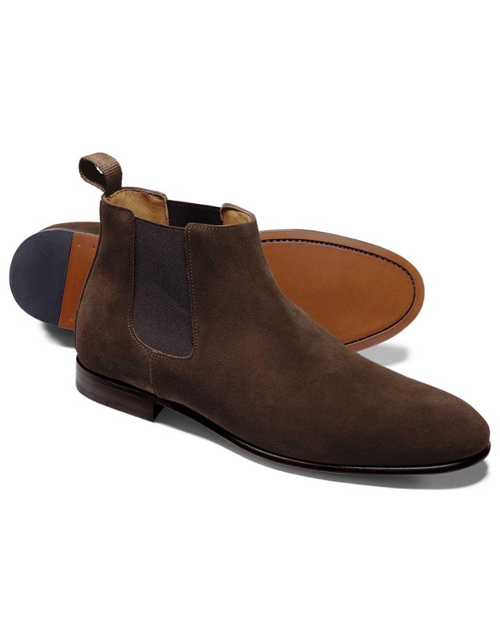 Charles Tyrwhitt Chocolate Chelsea Boot Size 12 By Charles Tyrwhitt