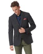  Slim Fit Charcoal Wool Wool Jacket Size 36 By Charles Tyrwhitt