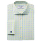 Charles Tyrwhitt Charles Tyrwhitt Yellow City Gingham Spread Classic Fit Shirt (15 - 33)