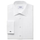 Charles Tyrwhitt Charles Tyrwhitt White Satin Stripe Classic Fit Shirt (15 - 33)