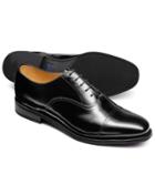  Black Goodyear Welted Oxford Rubber Sole Shoe Size 13 By Charles Tyrwhitt