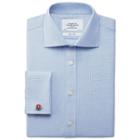 Charles Tyrwhitt Charles Tyrwhitt Sky Regency Weave Semi-spread Slim Fit Shirt (14.5 - 32)