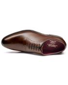 Charles Tyrwhitt Charles Tyrwhitt Brown Richmond Calf Leather Wholecut Shoes
