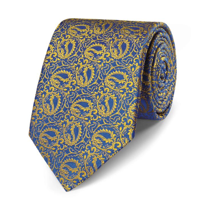 Charles Tyrwhitt Charles Tyrwhitt Luxury Gold Paisley Tie