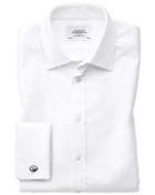 Charles Tyrwhitt Slim Fit Egyptian Cotton Royal Oxford White Dress Shirt French Cuff Size 15.5/35 By Charles Tyrwhitt