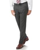Charles Tyrwhitt Charcoal Slim Fit Tan Stripe British Luxury Suit Wool Pants Size W32 L32 By Charles Tyrwhitt
