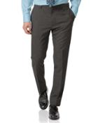  Grey Slim Fit Merino Business Suit Wool Pants Size W30 L38 By Charles Tyrwhitt