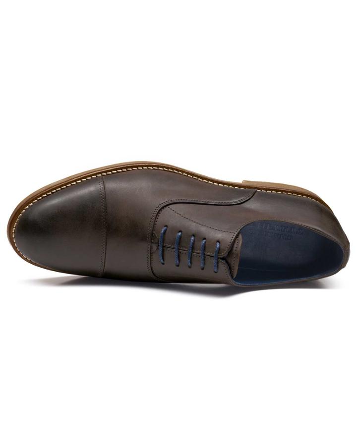 Charles Tyrwhitt Brown Highbury Toe Cap Oxford Shoes Size 8 By Charles Tyrwhitt