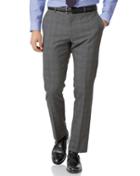  Light Grey Check Slim Fit Twist Business Suit Wool Pants Size W30 L30 By Charles Tyrwhitt