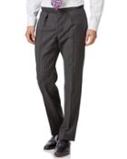  Black Stripe Classic Fit Morning Suit Pants Size 30/38 By Charles Tyrwhitt