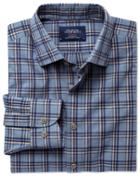 Charles Tyrwhitt Charles Tyrwhitt Extra Slim Fit Blue And Navy Check Heather Shirt