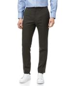  Green Extra Slim Fit Merino Business Suit Trousers Size W28 L38 By Charles Tyrwhitt