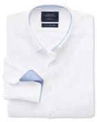 Charles Tyrwhitt Charles Tyrwhitt Extra Slim Fit White Washed Oxford Shirt