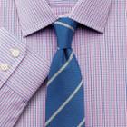 Charles Tyrwhitt Charles Tyrwhitt Classic Fit Micro Gingham Pink Egyptian Cotton Dress Shirt Size 17.5/36
