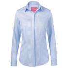 Charles Tyrwhitt Charles Tyrwhitt Blue Twill Bengal Stripe Non-iron Shirt (10)