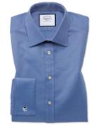  Classic Fit Egyptian Cotton Royal Oxford Royal Dress Shirt French Cuff Size 15.5/33 By Charles Tyrwhitt