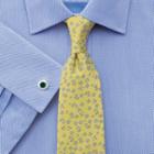 Charles Tyrwhitt Charles Tyrwhitt Lemon Silk Classic Floral Tie