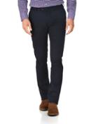 Charles Tyrwhitt Navy Extra Slim Fit Stretch Cotton Chino Pants Size W32 L32 By Charles Tyrwhitt