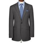 Charles Tyrwhitt Charles Tyrwhitt Grey Classic Fit Braybrooke Sharkskin Windowpane Business Suit Super 100 Wool Jacket Size 46