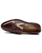 Charles Tyrwhitt Charles Tyrwhitt Brown Seaton Wing Tip Brogue Tassel Loafers Size 11